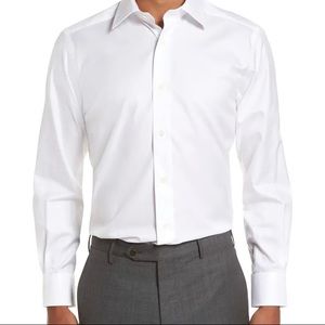 DAVID DONAHUE Slim Fit Solid Dress Shirt